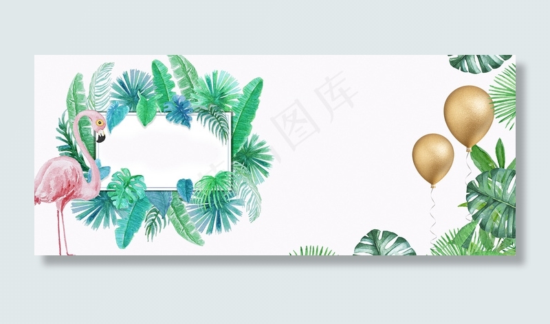 网红INS风清新电商海报背景背景图片素材