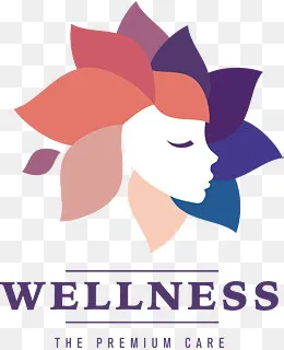 花瓣美容logo设计