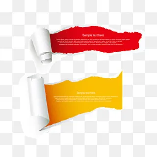 被撕开的纸,免抠元素