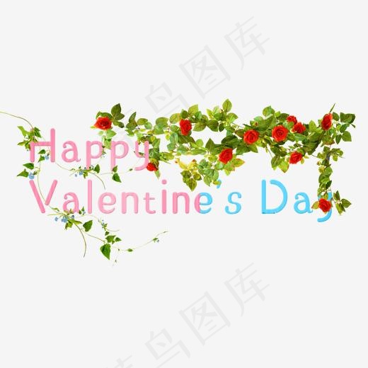 Valentine’s Day情人节英文花藤