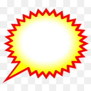 爆炸花标签,免抠元素