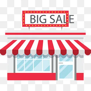 卡通便利店矢量图下载