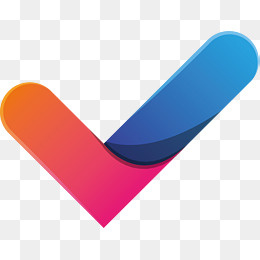 矢量图两色的对号,免抠元素