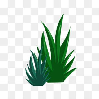 卡通小草矢量图下载