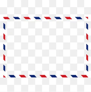 传统横板信封边框