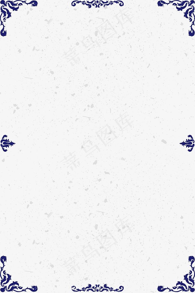 青花瓷花纹海报背景背景图片素材