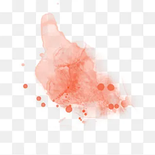 水彩晕染效果元素,免抠元素