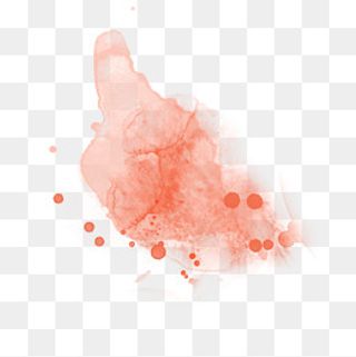 水彩晕染效果元素,免抠元素