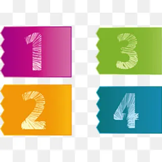 彩色标签,免抠元素