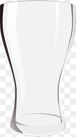 透明啤酒杯(983*1772px)ai矢量模版下载