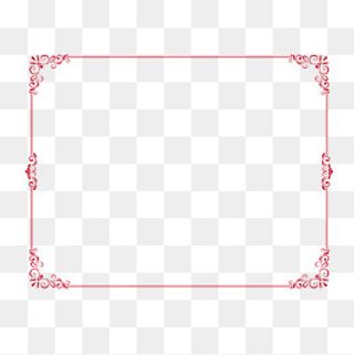 矩形矢量花纹边框,免抠元素