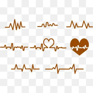 心跳图图标,免抠元素