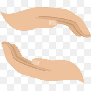 简约双手关爱呵护矢量图,免抠元素 简约双手关爱呵护矢量图,免抠元素