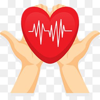 可爱简约双手呵护矢量图,免抠元素