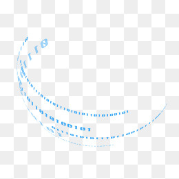 科技感数字组合圆弧形形状装饰图,免抠元素