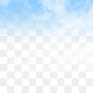 唯美蓝天白云元素,免抠元素