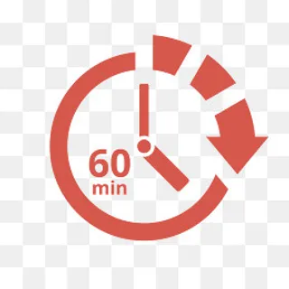 矢量最后60分钟时间,免抠元素