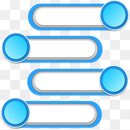 蓝色标题栏,免抠元素