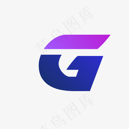 创意尖锐体字母G(2083*2083px)ai矢量模版下载