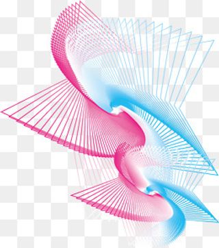 几何彩色渐变图案元素,免抠元素