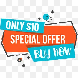 简约几何色块促销标签,免抠元素(5698*4189px)ai矢量模版下载