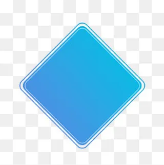 手绘蓝色不规则图形边框