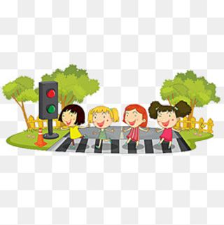 过马路的孩子,免抠元素