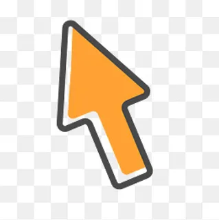 矢量手绘红色箭头,免抠元素