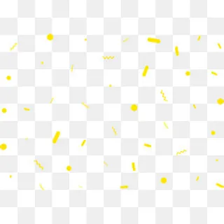 黄色活动彩带,免抠元素