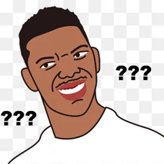 黑人疑惑表情包