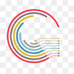 圆形数据分析,免抠元素
