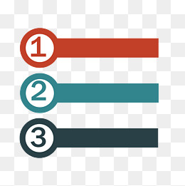 彩色商务标签,免抠元素