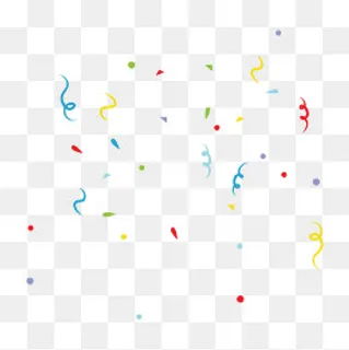 庆祝节日彩带矢量,免抠元素