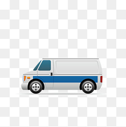 箱式加长送货汽车,免抠元素(2126*2126px)eps,ai矢量模版下载
