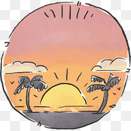 海上日出矢量图下载,免抠元素