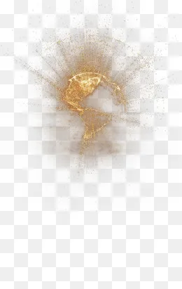 飘扬的金色沙子,免抠元素(640*1008px)