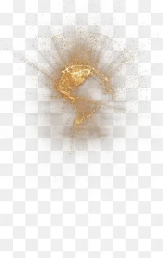 飘扬的金色沙子,免抠元素