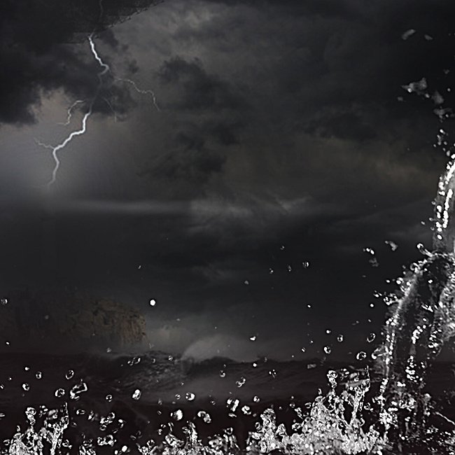 深色阴天天空背景背景图片素材,背景元素