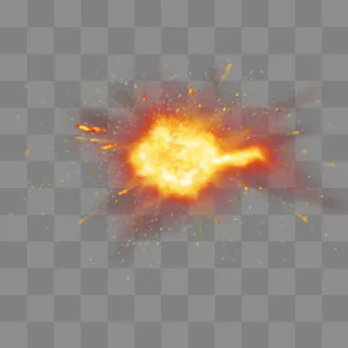 宇宙爆炸粉尘飞溅,免抠元素