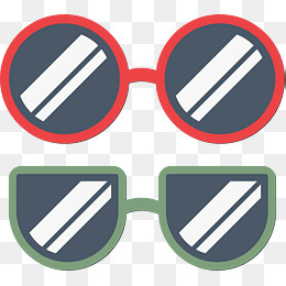 卡通墨镜图标设计,免抠元素