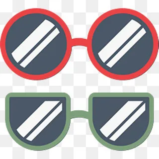 卡通墨镜图标设计,免抠元素