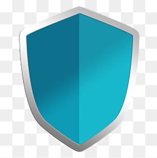 绿色渐变盾牌素材免抠