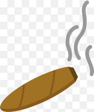 卡通手绘雪茄设计,免抠元素