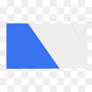 蓝色梯形目录,免抠元素