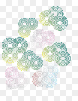 传统简约线条纹样,免抠元素