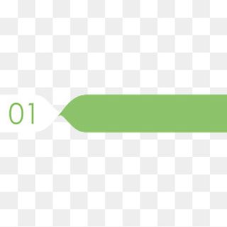 创意扁平化扭曲绿色标题框免费下,免抠元素