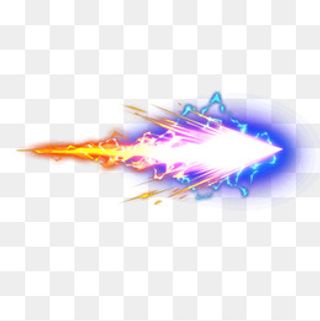 彩色酷炫动感多彩光效素材,免抠元素