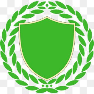 绿色草环盾牌素材免抠,免抠元素