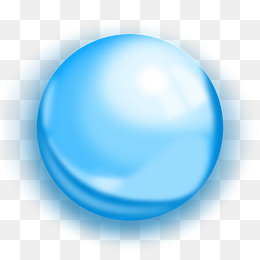 透亮的圆形水珠插画