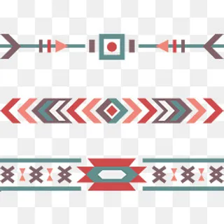 几何彩色拼接线条,免抠元素